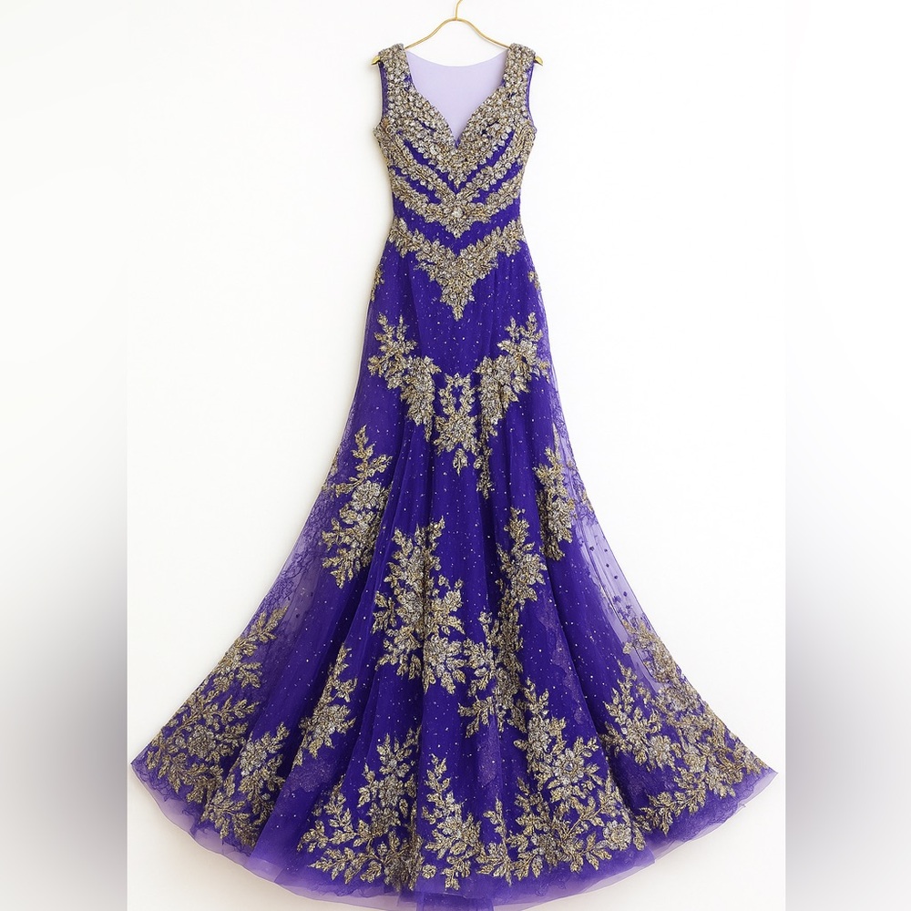Tony Bowls Pageant dress -size 12, altered to fit size 6-8 - Picture 5 of 5